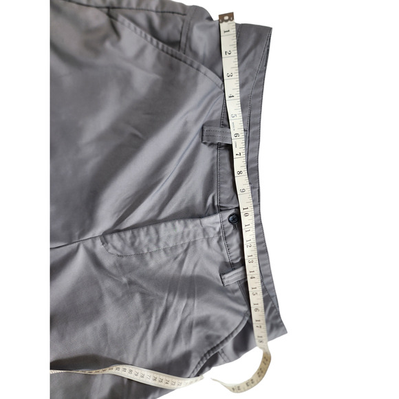 IZOD Golf Shorts Mens Size 36 Gray XFG Chino Flat Pockets Belt Loops Summer - Picture 12 of 16